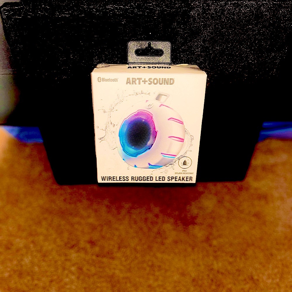 Wireless Rugged LED Speaker color changing and waterproof/splashproof